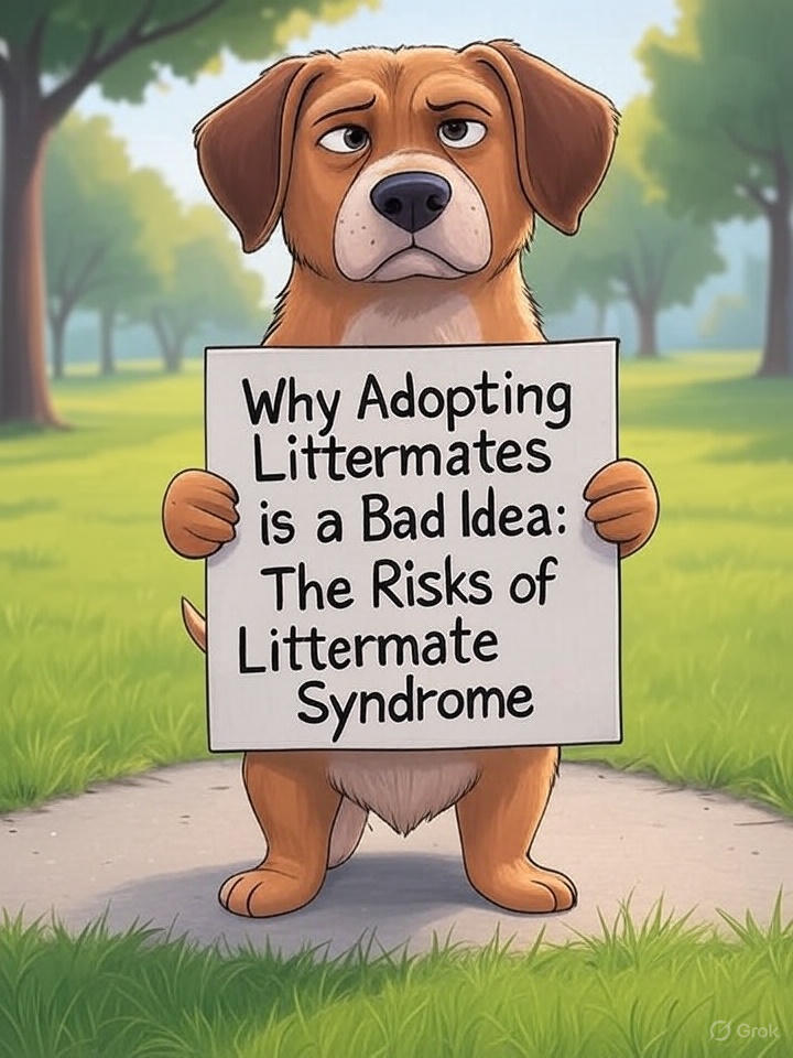 Why Adopting Littermates is a Bad Idea: The Risks of Littermate Syndrome