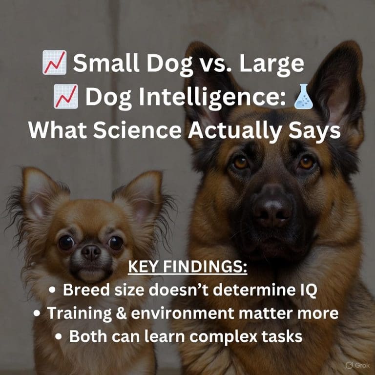 Small Dog vs. Large Dog Intelligence: What Science Actually Says