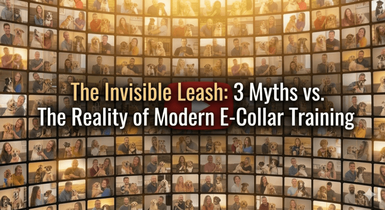 The “Invisible Leash”: 3 Myths vs. The Reality of Modern E-Collar Training