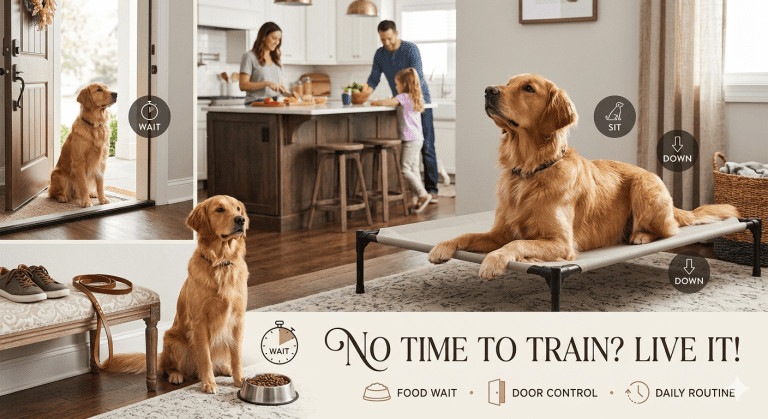 No Time to Train? How to Fit Dog Training Into Your Daily Routine